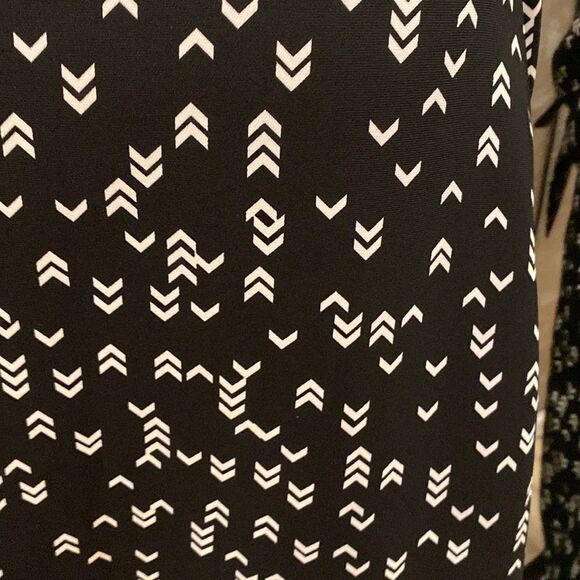 C/MEO Collective Black and White Asymmetrical Wrap Midi Skirt, S - Picture 3 of 8